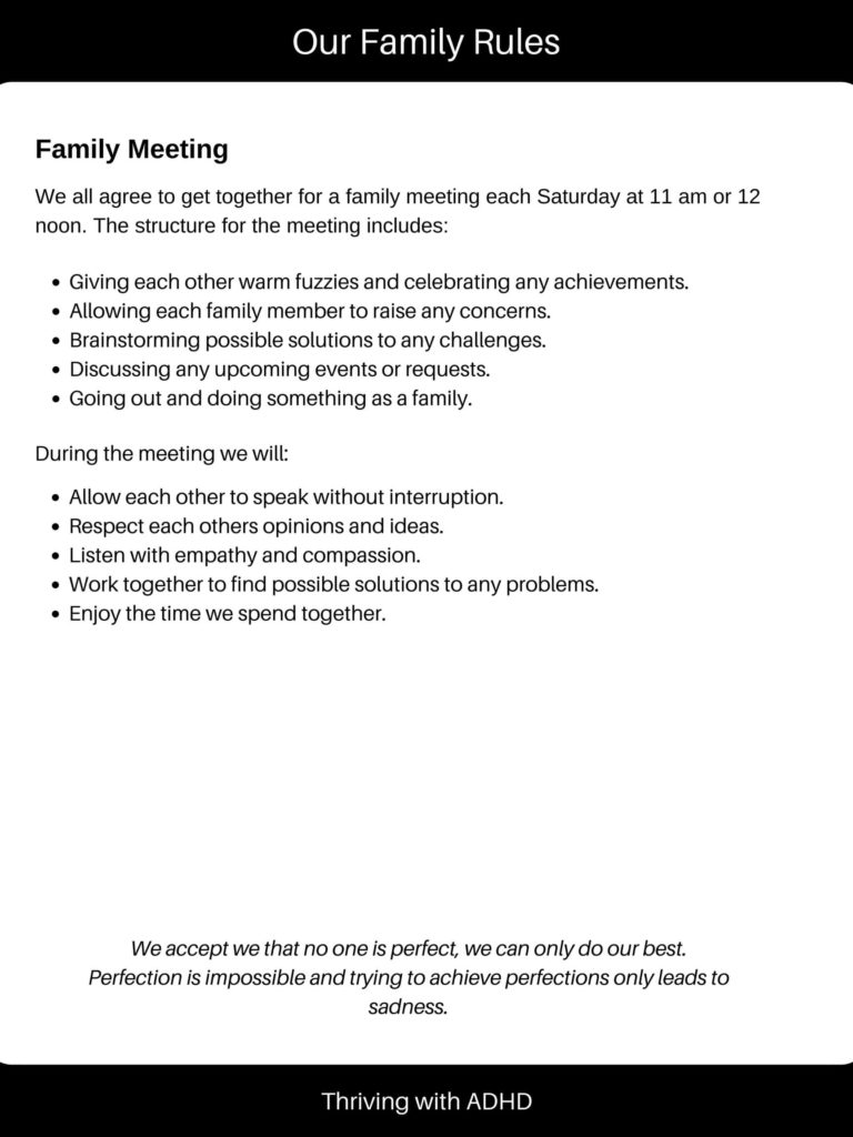 Setting Realistic Rules & Expectations