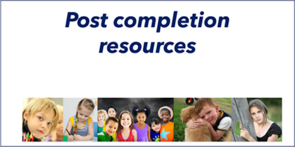 Post-completion-resources